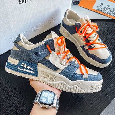 Chaussures de sport décontractées polyvalentes homme, originales, semelle épaisse style panda