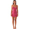 Robe caraco sans manches pour femme