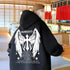 Cross Cross Wings Hoodie Men Autumn Winter Fashion Brand Heavyweight Couple Oversize Casual Hooded Jacket