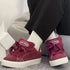 Fashion Lace-up Chunky Sneakers Spring Skateboard Shoes for Women Casual Tenis Woman Street Platform Vulcanized Shoes