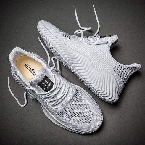 Shoes Men High Quality Male Sneakers Breathable White Fashion Gym Casual Light Walking Plus Size Footwear Zapatillas Hombre