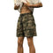 Camouflage Cargo Shorts for Men, Loose Fit Mid-Length Pants