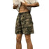 Camouflage Cargo Shorts for Men, Loose Fit Mid-Length Pants