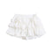 soft girl layered cake skirt, sweet style versatile slimming skirt pants