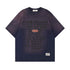 Retro Printed Letter Graphic Short Sleeve T-Shirt Men Oversize Casual Versatile Couple Top
