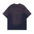 Retro Printed Letter Graphic Short Sleeve T-Shirt Men Oversize Casual Versatile Couple Top