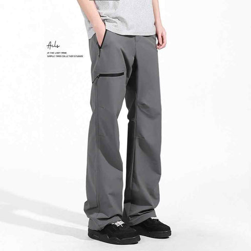 Outdoor Knife-Style Soft Shell Tactical Pants for Men,Functional Hiking and Climbing Pants, Casual Unisex Cargo Pants