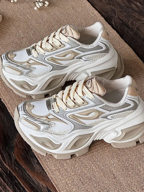 Breathable Chunky Platform Sneakers