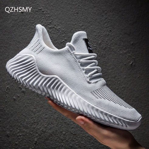 Shoes Men High Quality Male Sneakers Breathable White Fashion Gym Casual Light Walking Plus Size Footwear Zapatillas Hombre