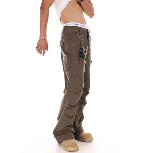 Retro Casual Cargo Pants for Men and Women