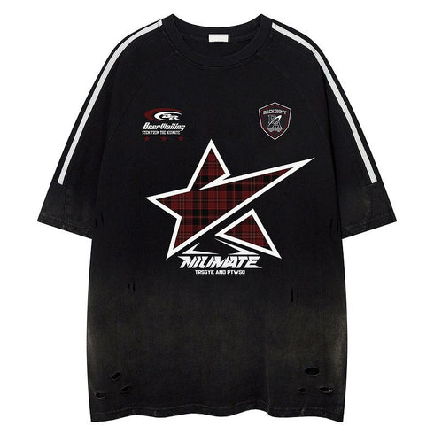 Short Sleeve T-Shirt Men Oversize High Street