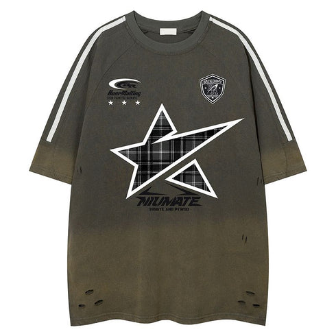Short Sleeve T-Shirt Men Oversize High Street