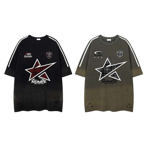 Short Sleeve T-Shirt Men Oversize High Street