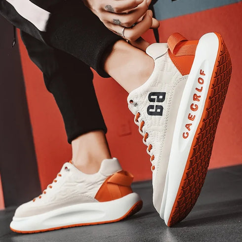 Men Sneakers Spring Breathable Comfort Casual Shoes Male Flat Shoe Fashion Luxury Brand No-slip Running Shoes Tennis Sports Shoe