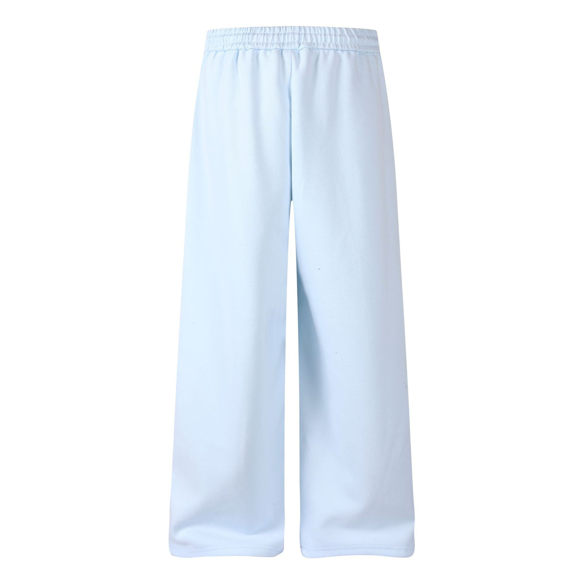 Pantalon de jogging évasé taille basse pour femme, ceinture rayée brodée, coupe ajustée décontractée