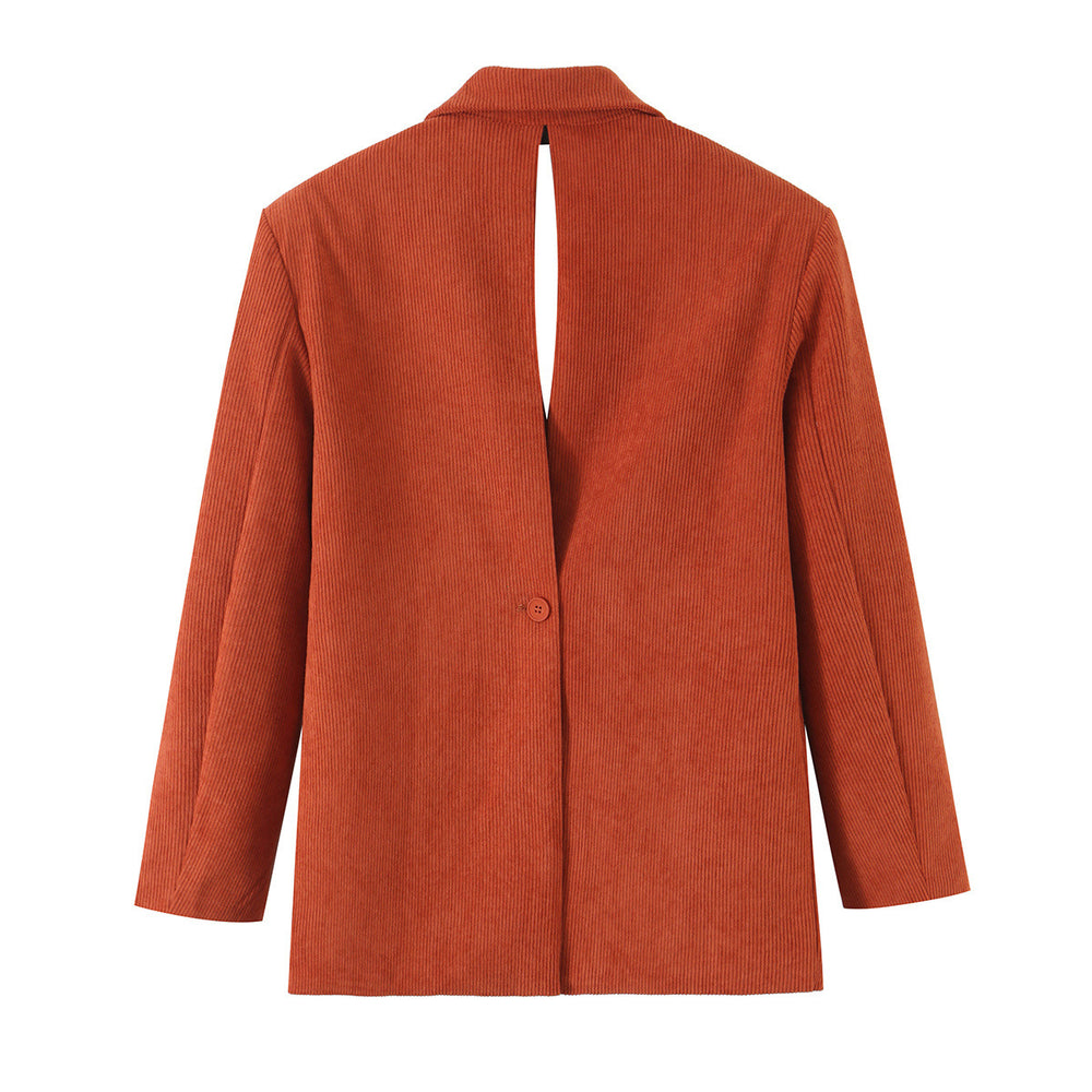 Corduroy suit+pants set for women — autre détail