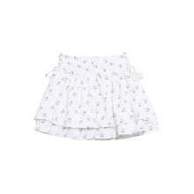 Détail produit — White Polka Dot Cat Patchwork Skirt Pants Side Tie Loose Slimming Sweet Girl Chic Short Skirt