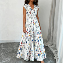Détail produit — V-neck lace up dress