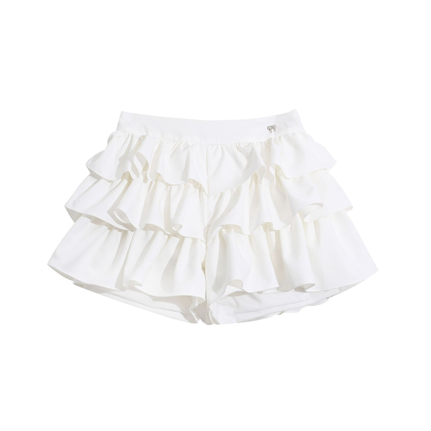 soft girl layered cake skirt, sweet style versatile slimming skirt pants — Vue produit