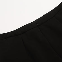 Détail produit — Jupe bulle noire courte ligne A taille haute amincissante – Mini jupe femme