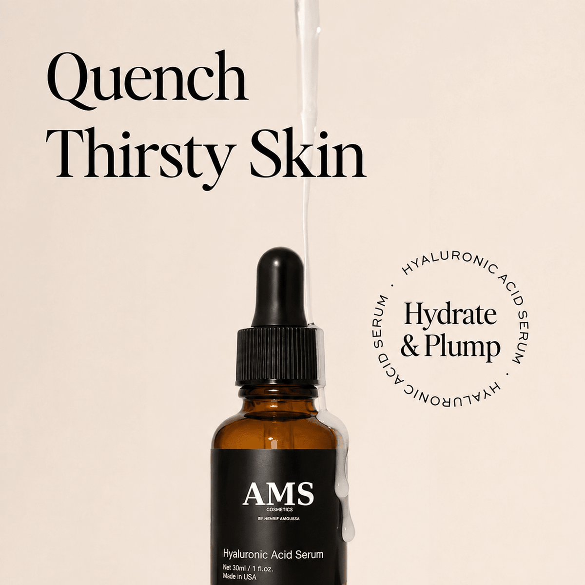 AMS Hyaluronic Acid Serum - AMS Cosmetics