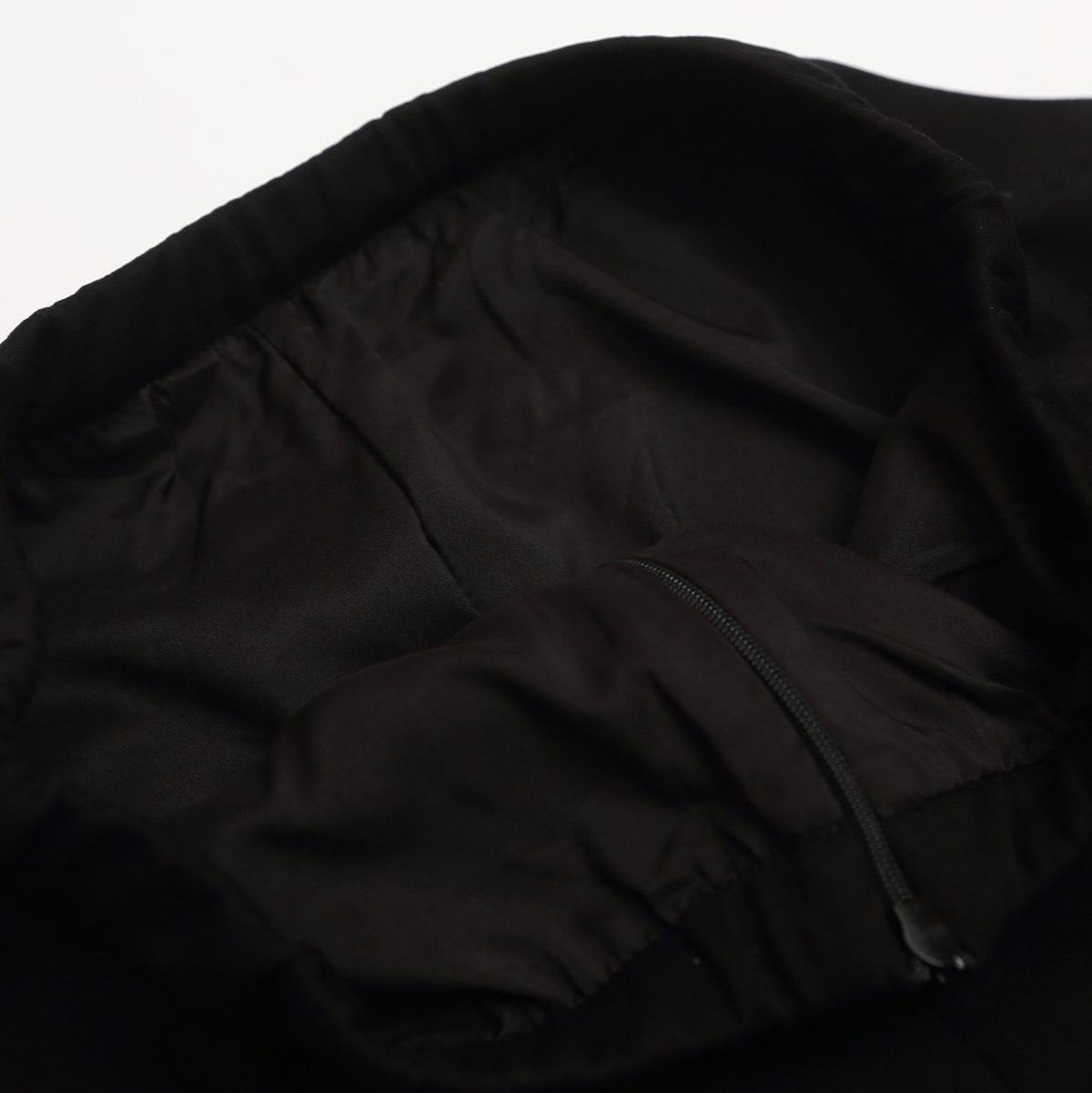 Jupe bulle noire courte ligne A taille haute amincissante – Mini jupe femme