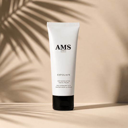 AMS Mint Exfoliating Facial Polish - Gentle Scrub Exfoliant - AMS Cosmetics