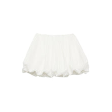 Vue produit — Jupe ligne A taille haute à pois anti-transparence – Mini jupe style girly