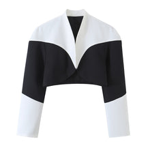 Détail produit — Irregular patchwork suit jacket+pants suit for women