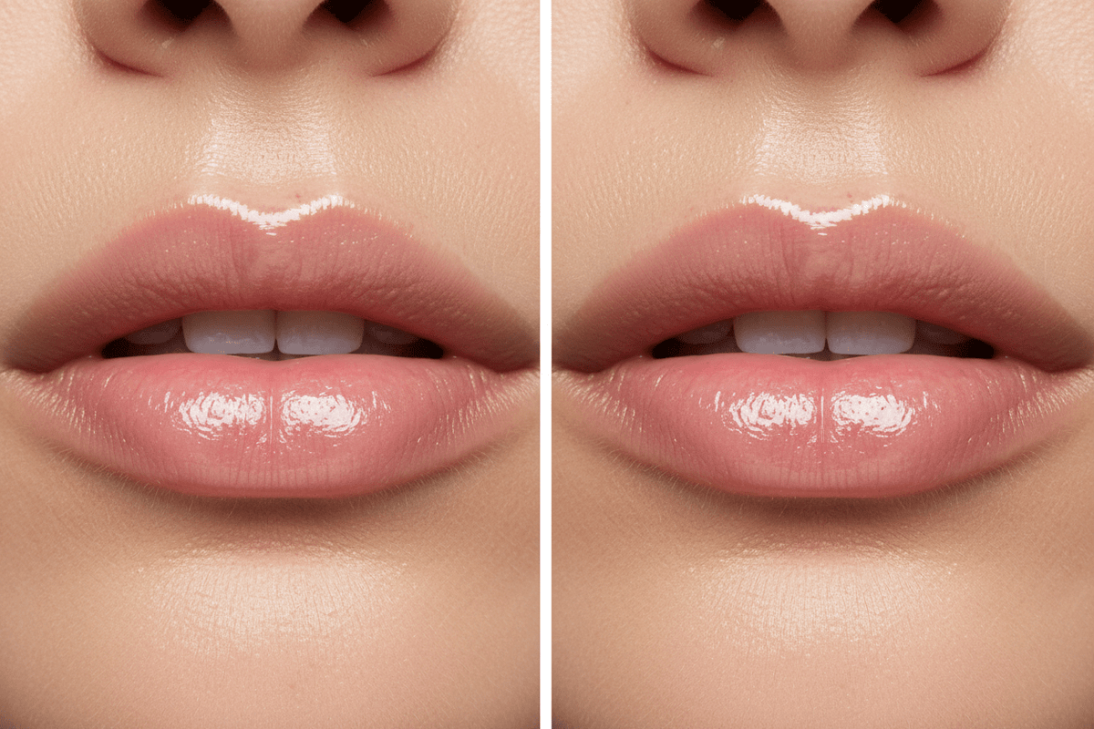 AMS Cosmetics – Before After Lip Gloss Transformation
