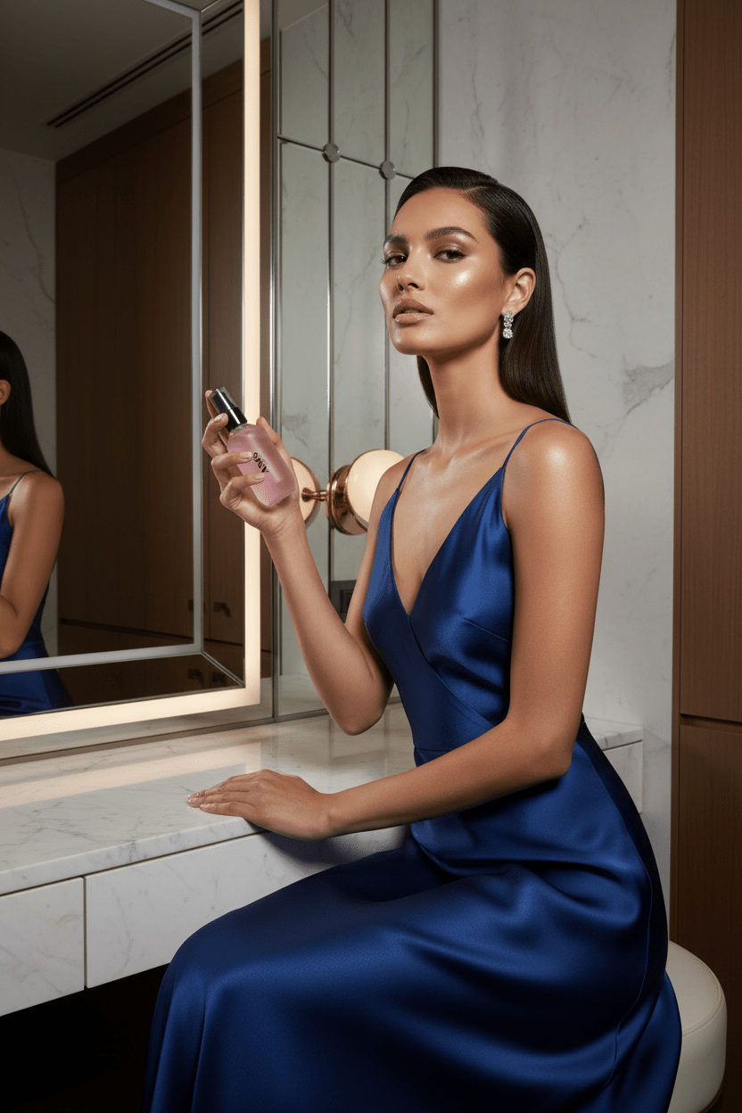 AMS Cosmetics – Editorial Magazine Moment