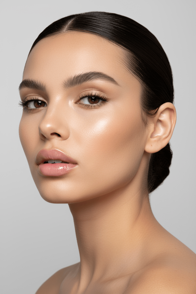 AMS Cosmetics – Model Face Shot Clear Lip Gloss