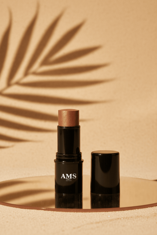 AMS Highlighter Stick - Fond Beige Chaud Ombres Palmier