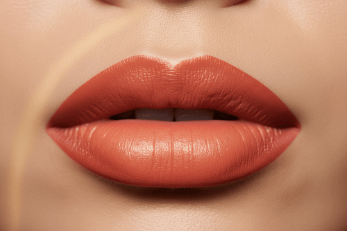 AMS Lipliner Deep Coral - Zoom Lèvres Terracotta Chaud