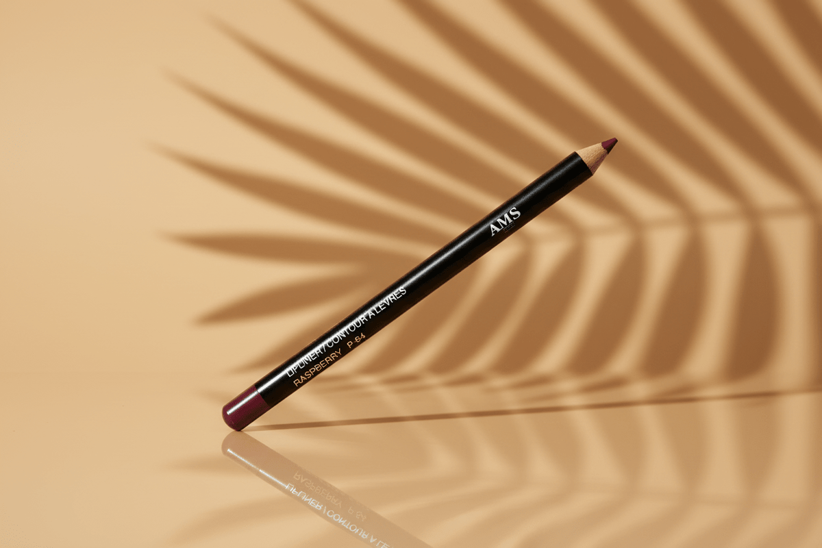 AMS Lipliner Raspberry - Fond Beige Chaud Palmier
