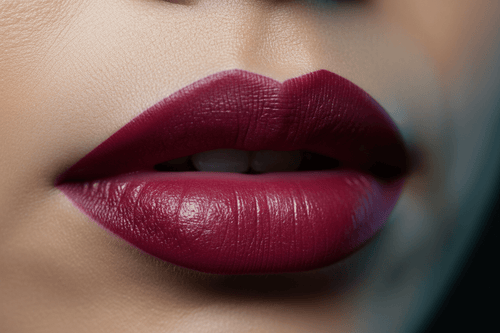 AMS Lipliner Raspberry - Zoom Lèvres Bordeaux