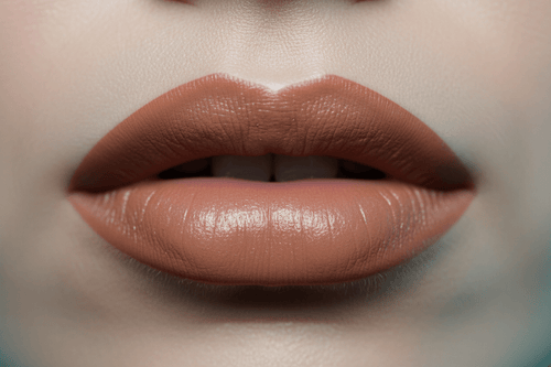 AMS Lipliner Sable Brown - Zoom Lèvres Taupe Nude