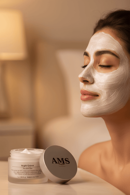 AMS Night Crème – Overnight Treatment avec Produit