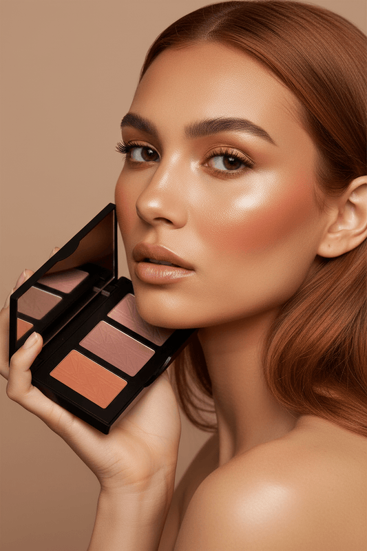 AMS Palette Blush - Style Editorial Mannequin Palette Près du Visage