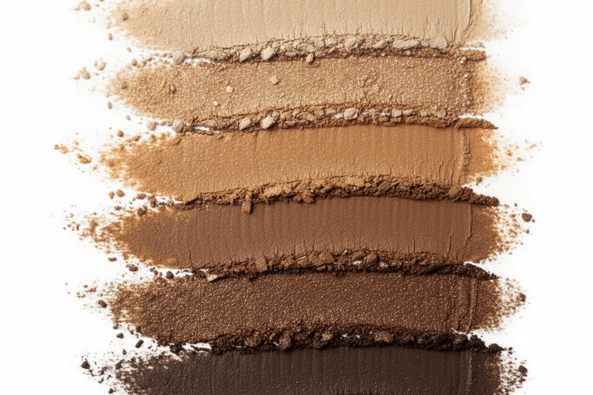 AMS Palette Nude - Texture Swipe 6 teintes