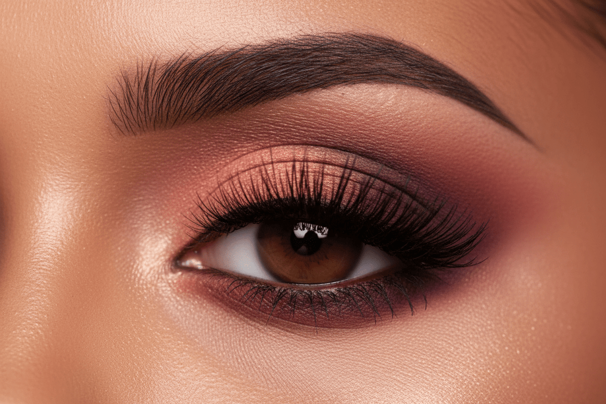 AMS Palette Rose Bordeaux - Zoom Yeux