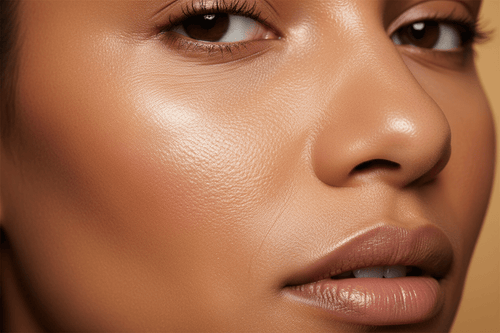 AMS Palette - Zoom Joues Peau Caramel Dorée