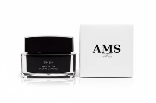 AMS Shea Body Butter — Product with White Packaging