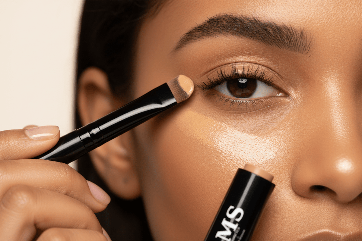 AMS Stick Concealer - Application Pinceau Sous les Yeux
