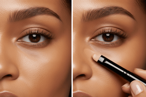 AMS Stick Concealer Beige Sable - Avant Après Sous les Yeux