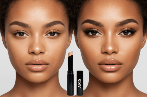 AMS Stick Concealer Beige Sable - Full Face Avant Après Magazine Caramel