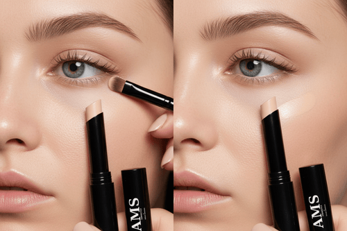 AMS Stick Concealer Porcelaine - Avant Après Sous les Yeux